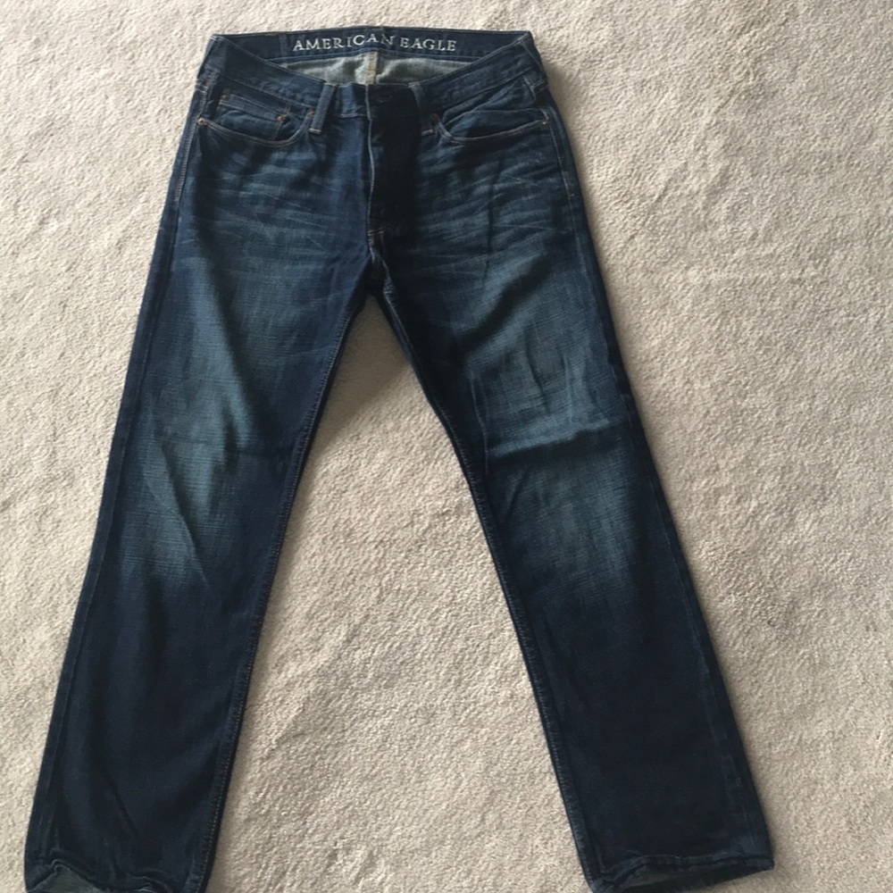 COPY - Mean Dark blue jean. Slim straight 30/30.